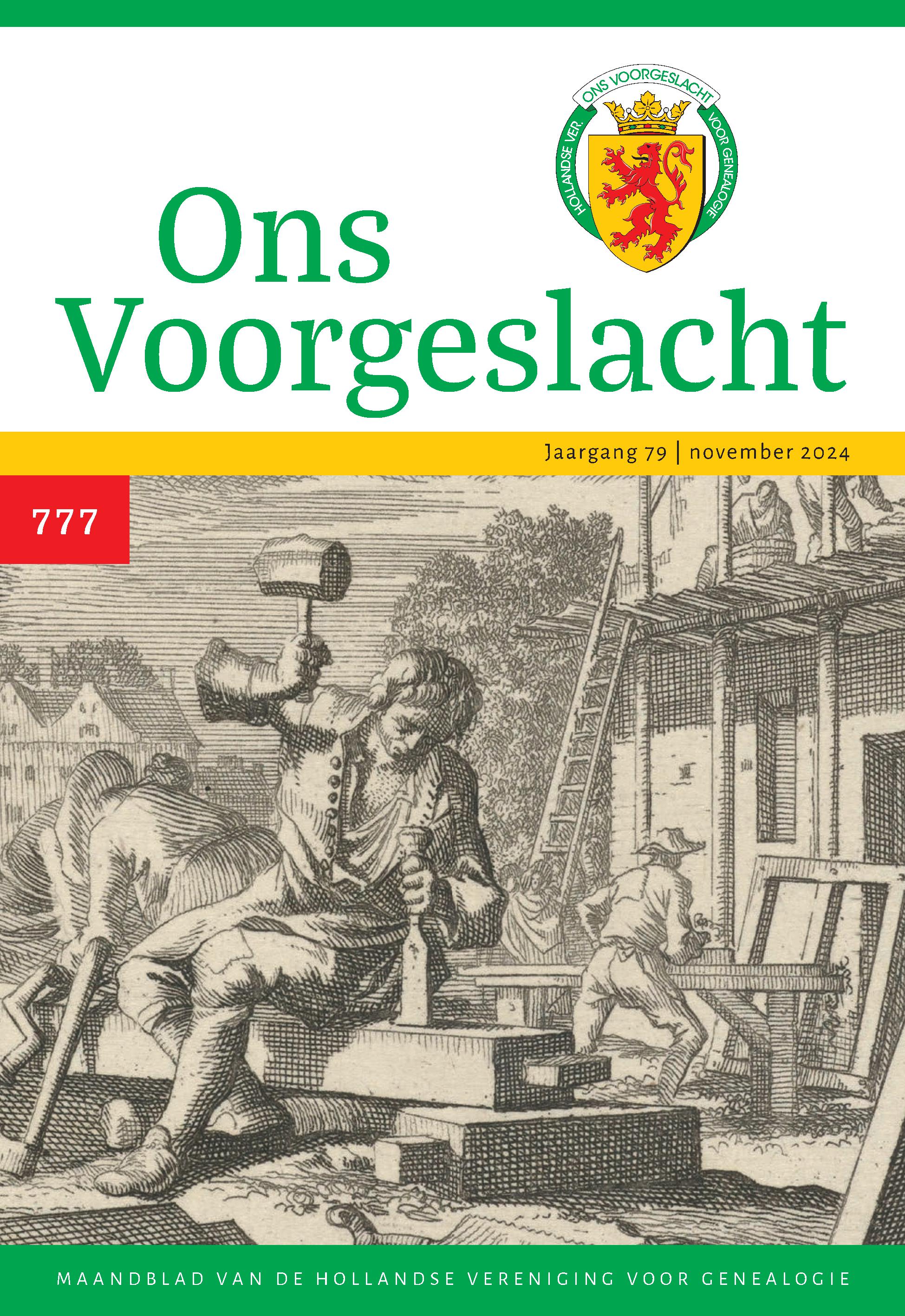 Ons Voorgeslacht, november 2024
